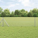 Vidaxl gelast draadhek met grondbevestiging 25 x 0,4 m zilverkleurig