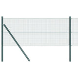 Vidaxl gelast draadhek met grondbevestiging 10 x 0,5 m groen mesh - afbeelding 2