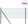 Vidaxl afrasteringspaal groen 10 x 0,5 m (19 x 19 mm gaas) staal