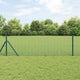 Vidaxl gelast draadhek met grondbevestiging 10 x 0,6 m groen mesh