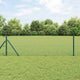 Vidaxl gelast draadhek met grondbevestiging 10 x 0,8 m groen mesh