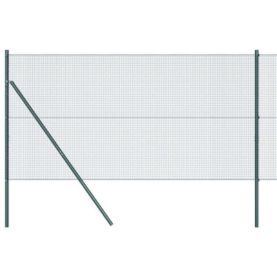Vidaxl afrasteringspaal groen 10 x 1 m (16 x 16 mm gaas) staal