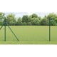 Vidaxl gelast draadhek met grondbevestiging 10 x 1 m pvc-coated staal