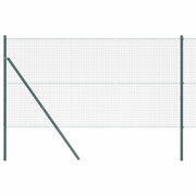 Vidaxl gelast draadhek met grondbevestiging 10 x 1 m pvc-coated staal - afbeelding 2