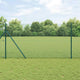 Vidaxl gelast draadhek met grondbevestiging 10 x 1,2 m groen mesh