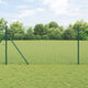 Vidaxl gelast draadhek met grondbevestiging 10 x 1,4 m groen mesh