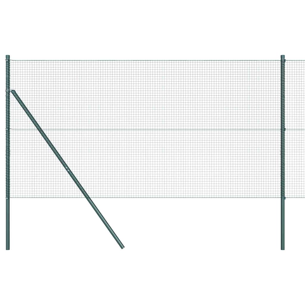 Vidaxl afrasteringspaal groen 10 x 1,4 m (19 x 19 mm gaas)