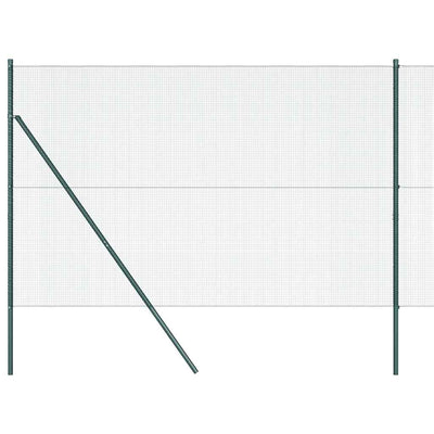 Vidaxl afrasteringspaal groen 10 x 1,6 m (12 x 12 mm gaas)