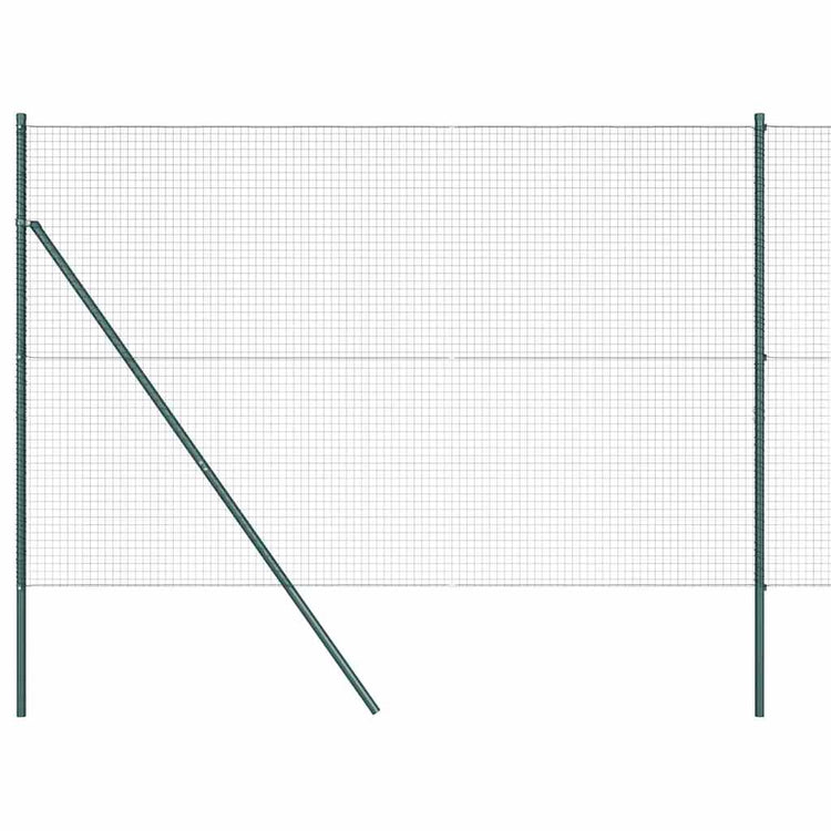Vidaxl afrasteringspaal groen 10 x 1,6 m (25 x 25 mm gaas)