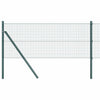 Vidaxl afrasteringspaal groen 25 x 0,5 m (19 x 19 mm mesh) staal