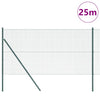Vidaxl afrasteringspaal groen 25 x 1,2 m (19 x 19 mm gaas)