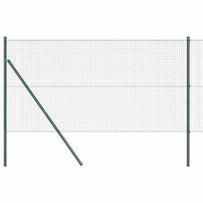 Vidaxl afrasteringspaal groen 25 x 1,2 m (25 x 25 mm gaas)