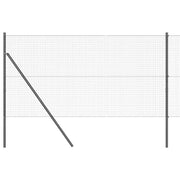 Vidaxl gelast draadhek met grondbevestiging 10 x 1 m pvc-coated staal - afbeelding 2