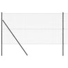 Vidaxl afrasteringspaal grijs 10 x 1,2 m (25 x 25 mm gaas)