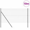 Vidaxl afrasteringspaal grijs 10 x 1,4 m (25 x 25 mm gaas)