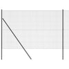 Vidaxl afrasteringspaal grijs 10 x 1,6 m (12 x 12 mm gaas)