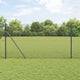Vidaxl gelast draadhek met grondbevestiging 25 x 1,2 m grijs mesh
