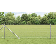 Vidaxl gelast draadhek met grondpennen 10 x 0,4 m gegalvaniseerd staal - afbeelding 1