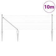 Vidaxl gelast draadhek met grondpennen 10 x 0,6 m gegalvaniseerd staal - afbeelding 3