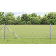 Vidaxl gelast draadhek met grondpennen 10 x 0,8 m gegalvaniseerd staal - afbeelding 1