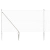 Vidaxl afrasteringspaal zilver 10 x 1 m (16 x 16 mm gaas) staal
