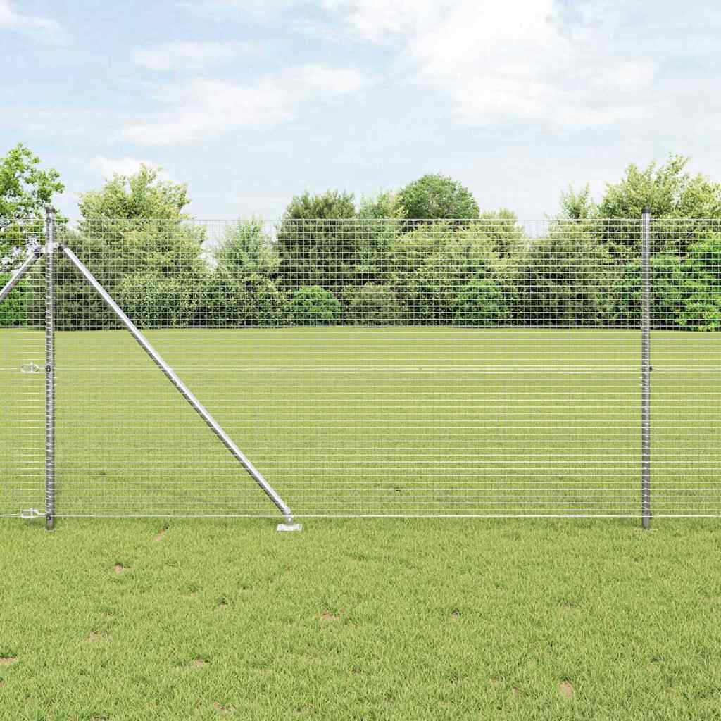 Vidaxl gelast draadhek met grondpennen 10 x 1,2 m gegalvaniseerd staal
