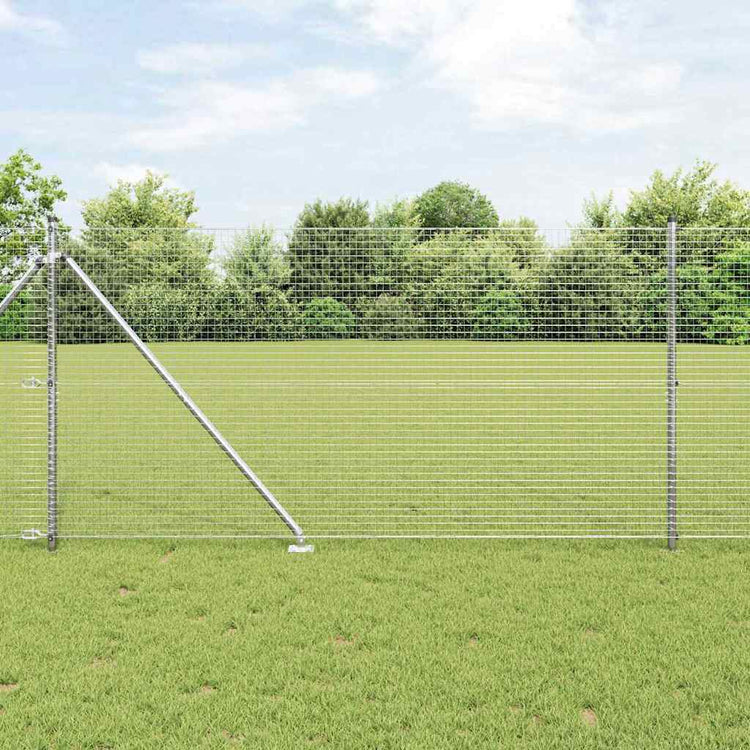 Vidaxl gelast draadhek met grondpennen 10 x 1,2 m gegalvaniseerd staal