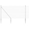 Vidaxl afrasteringspaal zilver 10 x 1,4 m (12 x 12 mm gaas) staal