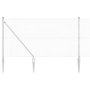 Vidaxl gelast draadhek met grondpennen 10 x 1,4 m gegalvaniseerd staal - afbeelding 2