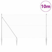 Vidaxl gelast draadhek met grondpennen 10 x 1,5 m gegalvaniseerd staal - afbeelding 3