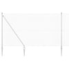 Vidaxl afrasteringspaal zilver 10 x 1,6 m (12 x 12 mm gaas) staal