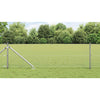 Vidaxl afrasteringspaal zilver 25 x 0,5 m (25 x 25 mm gaas) staal
