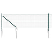 Vidaxl gelast draadhek met grondpennen 10 x 0,5 m pvc-gecoate staal - afbeelding 2