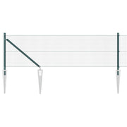 Vidaxl gelast draadhek met grondpennen 10 x 0,8 m pvc-gecoate staal - afbeelding 2