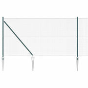Vidaxl gelast draadhek met grondpennen 10 x 1 m pvc-gecoate staal mesh - afbeelding 2
