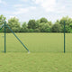 Vidaxl gelast draadhek met grondpennen 10 x 1,2 m pvc-gecoate staal