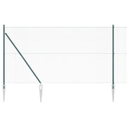 Vidaxl gelast draadhek met grondpennen 10 x 1,4 m pvc-gecoate staal - afbeelding 2