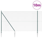 Vidaxl gelast draadhek met grondpennen 10 x 1,5 m pvc-gecoate staal - afbeelding 3