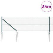 Vidaxl gelast draadhek met grondpennen 25 x 0,5 m pvc-gecoate staal - afbeelding 3