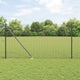 Vidaxl gelast draadhek met grondpennen 10 x 1,2 m pvc-gecoate staal
