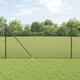 Vidaxl gelast draadhek met grondpennen 10 x 1,4 m pvc-gecoate staal