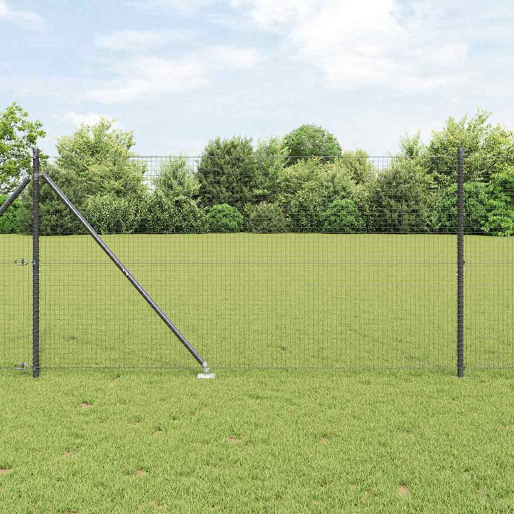 Vidaxl gelast draadhek met grondpennen 10 x 1,4 m pvc-gecoate staal