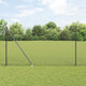 Vidaxl gelast draadhek met grondpennen 10 x 1,5 m pvc-gecoate staal