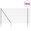 Vidaxl afrasteringspaal grijs 10 x 1,5 m (16 x 16 mm gaas)