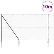 Vidaxl gelast draadhek met grondpennen 12 x 1,5 m pvc-gecoate staal - afbeelding 3