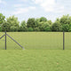 Vidaxl gelast draadhek met grondpennen 25 x 0,6 m pvc-gecoate staal