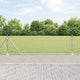Vidaxl gelast draadhek met betonnen voetstuk 10 x 0,5 m zilver mesh