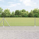 Vidaxl gelast draadhek met betonnen voetstuk 10 x 0,5 m zilver mesh