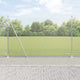 Vidaxl gelast draadhek met betonnen voetstuk 10 x 1,4 m zilver mesh