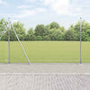 Vidaxl afrasteringspaal zilver 10 x 1,5 m (25 x 25 mm gaas) staal